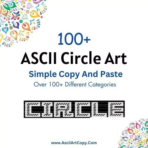 circle ASCII Art
