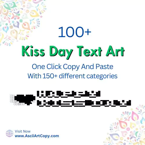  Kiss Day ASCII Art